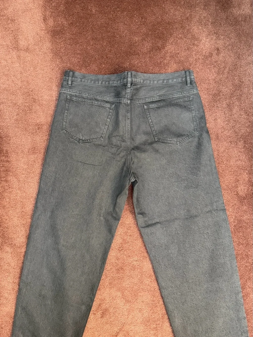 APC Martin Men's Black Straight-Leg Jeans 36 x 26